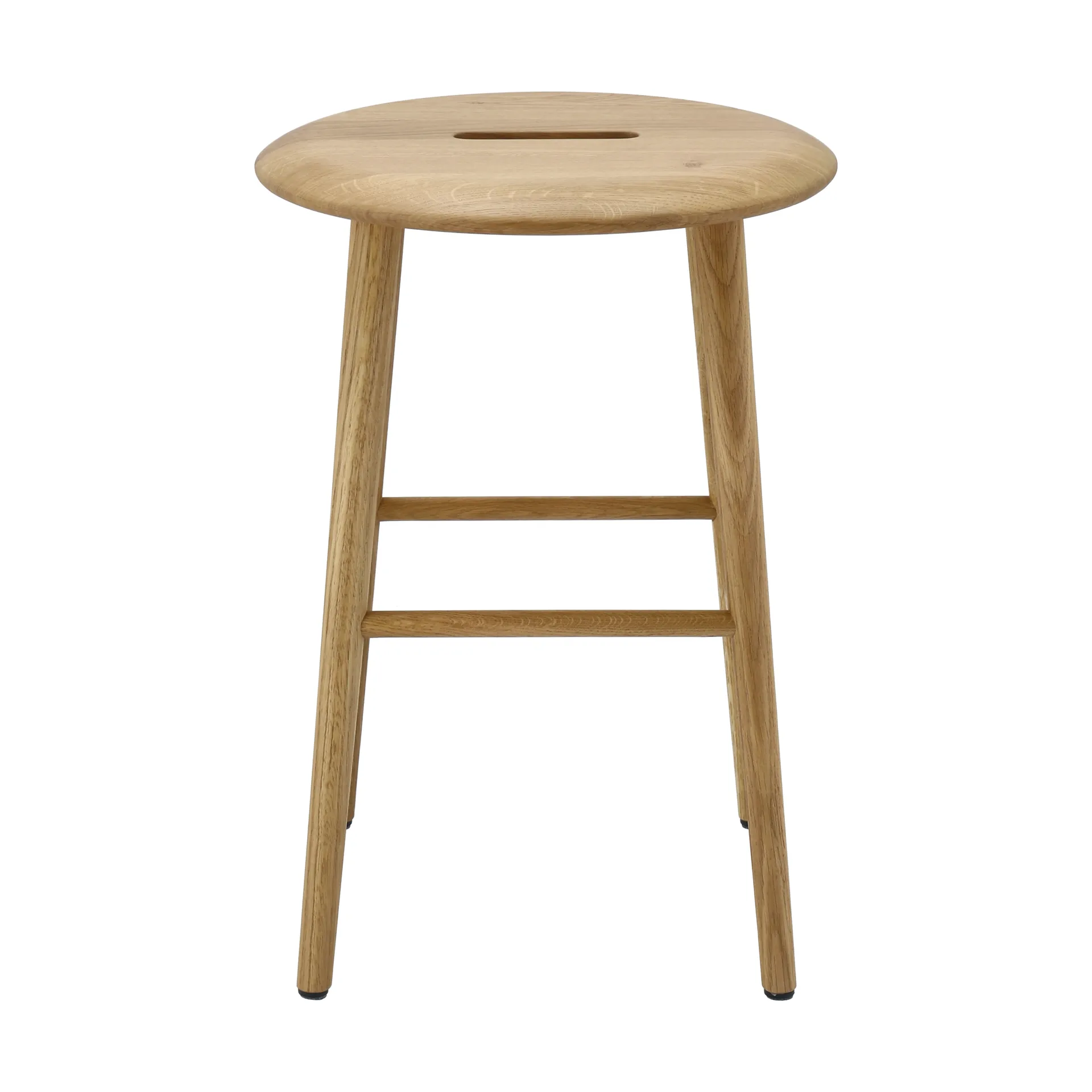 Norrabo stool 45 cm, Natural lacquered oak 1898