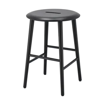 Norrabo stool 53 cm - Black lacquered oak - 1898