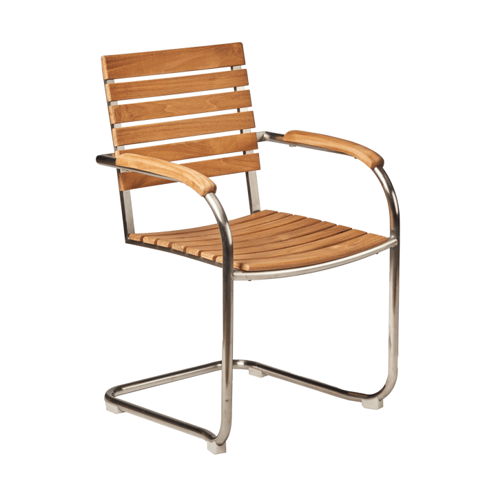 Rörvik dining chair - Teak-stainless steel - 1898