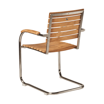 Rörvik dining chair - Teak-stainless steel - 1898