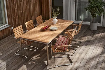 Rörvik dining set with 6 chairs - 1898