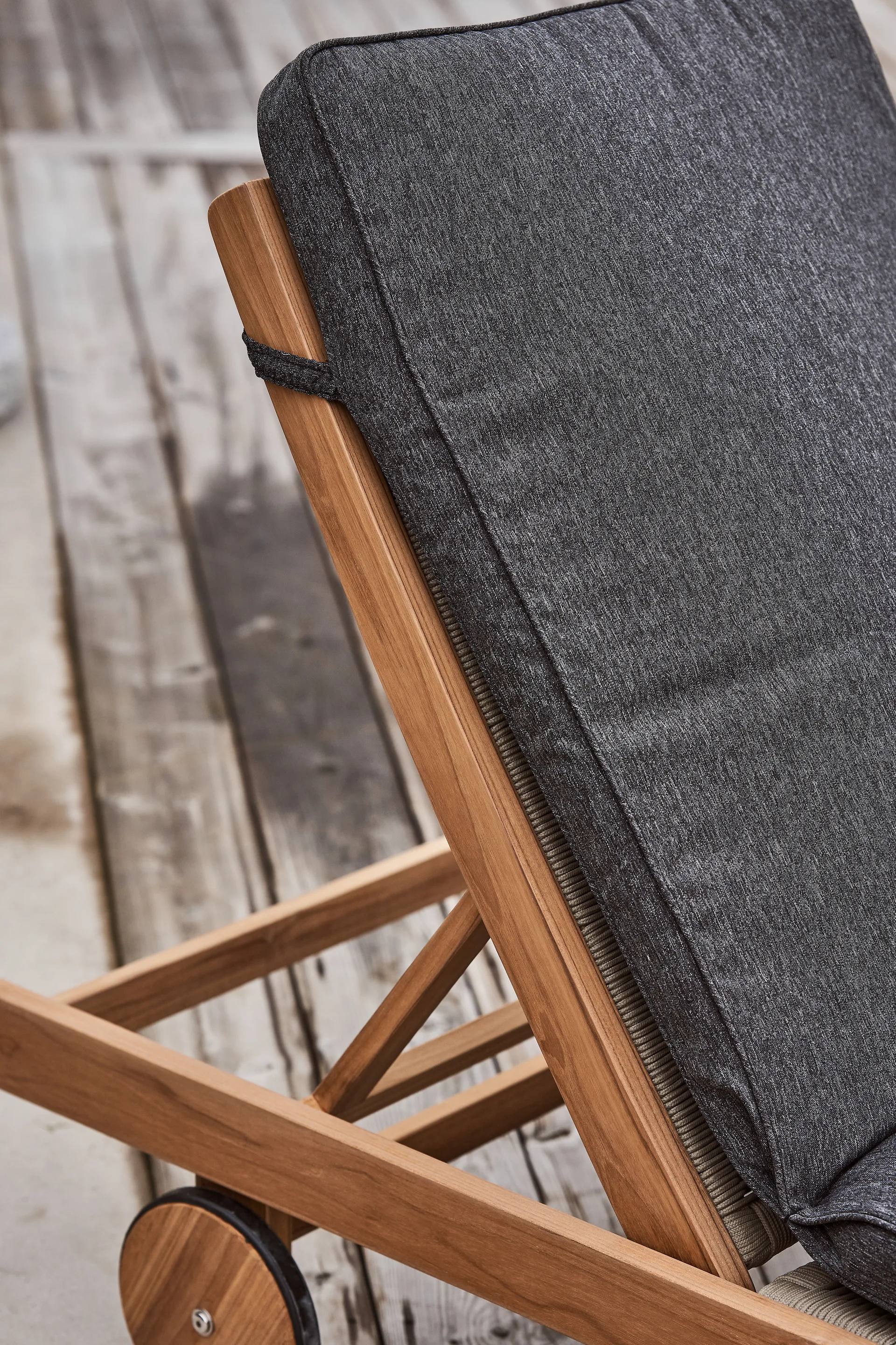 Sandvik sunbed cushion, Dark grey 1898