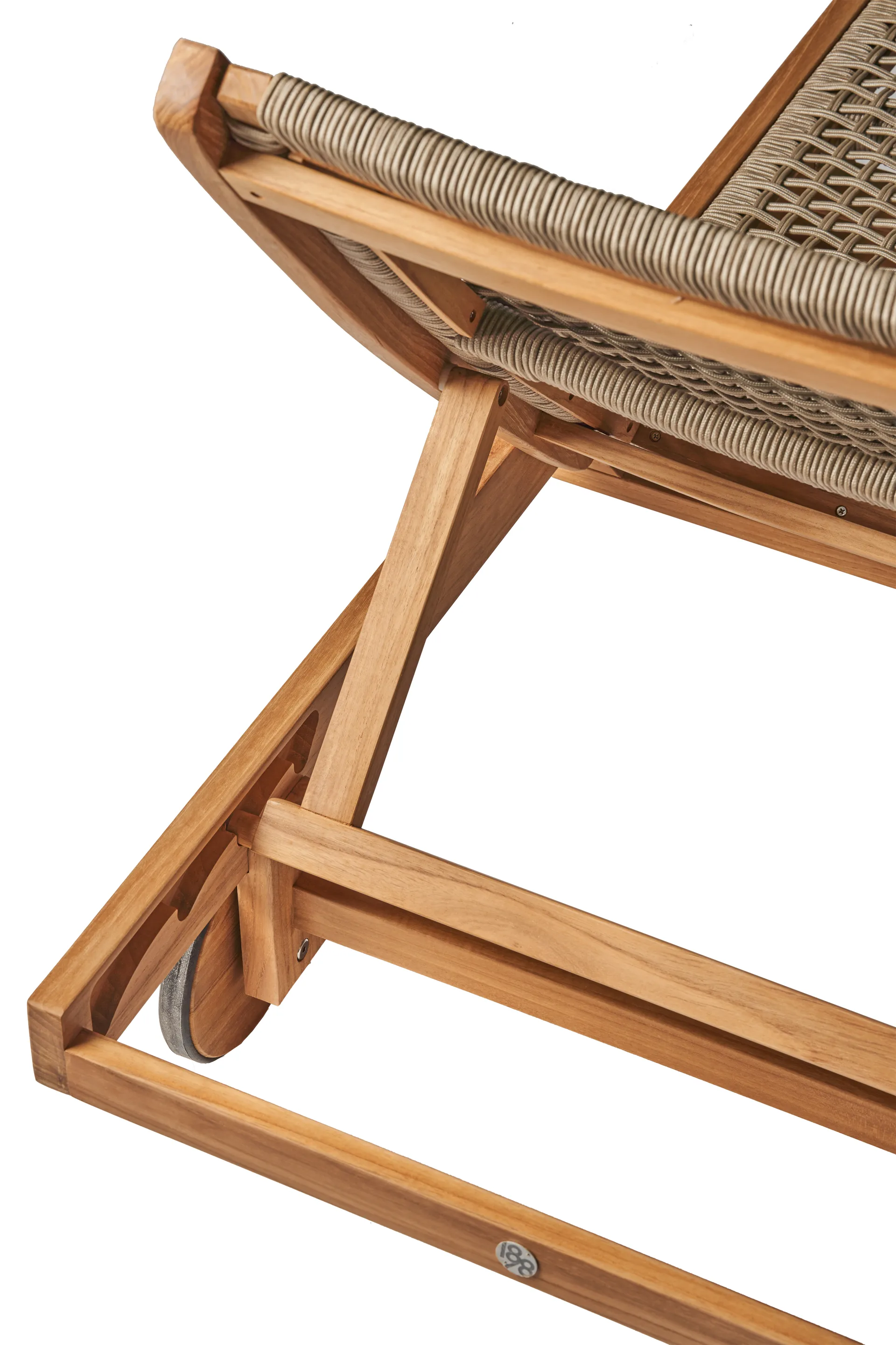 Sandvik sunbed, Teak 1898