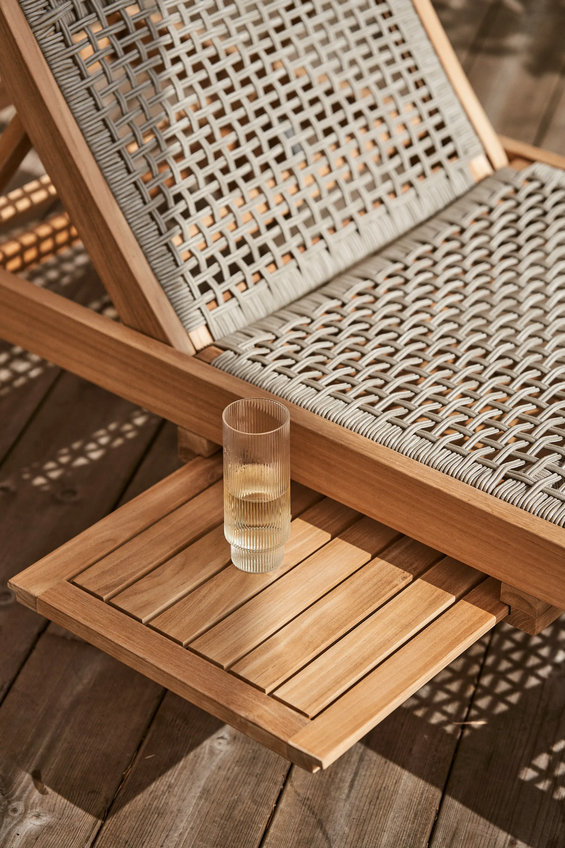 Sandvik sunbed, Teak 1898