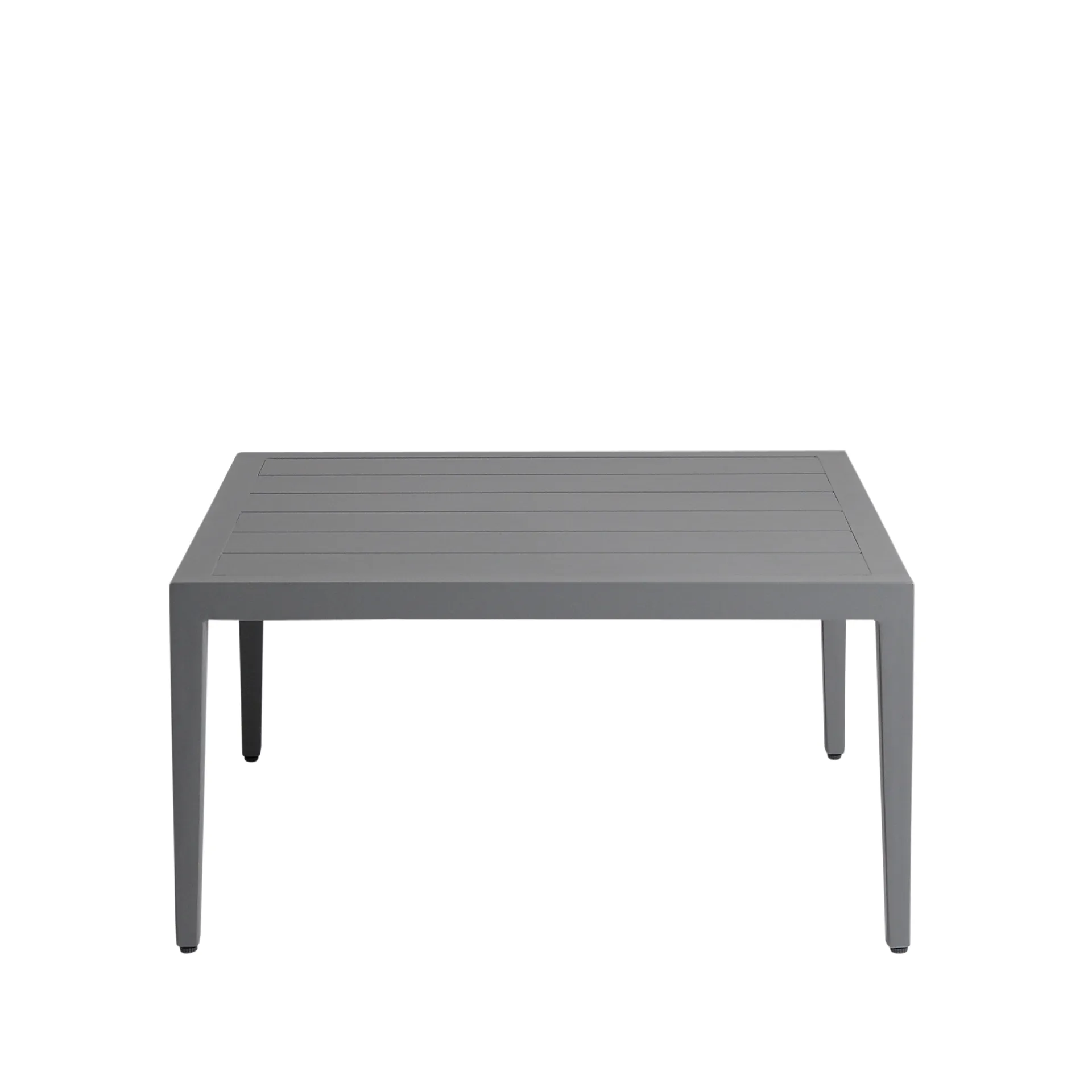 Santander coffee table 78x78x40 cm, Grey aluminum 1898