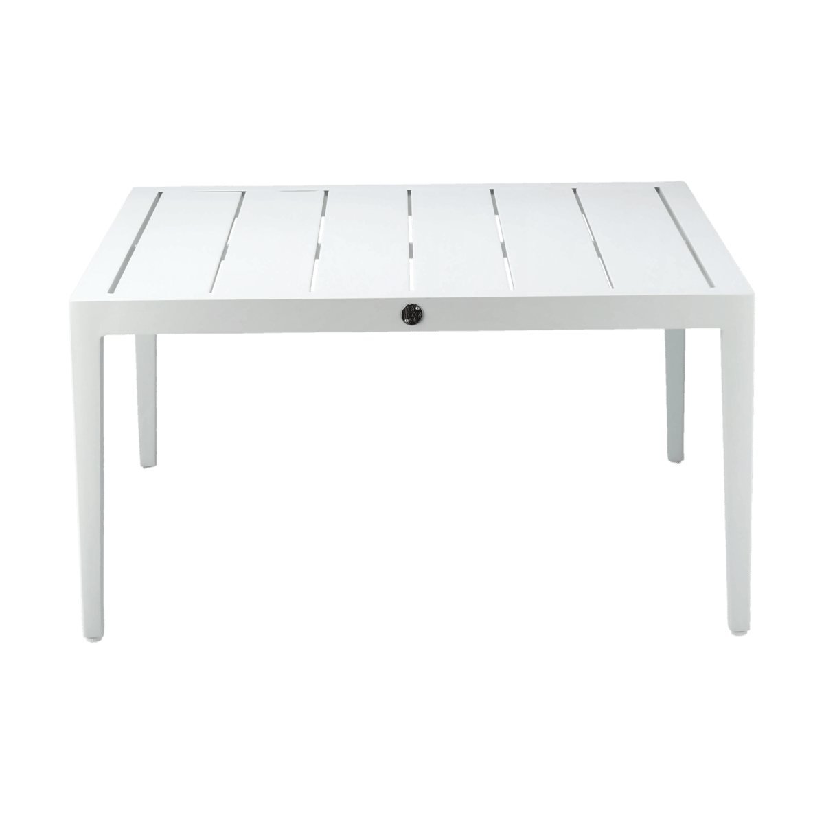 1898 Santander coffee table 78x78x40 cm White aluminium