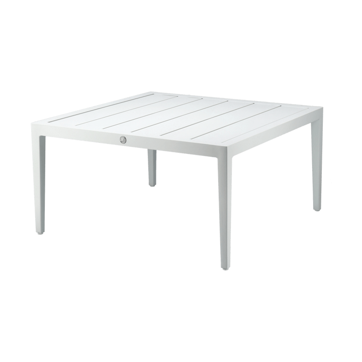 Santander coffee table 78x78x40 cm - White aluminium - 1898