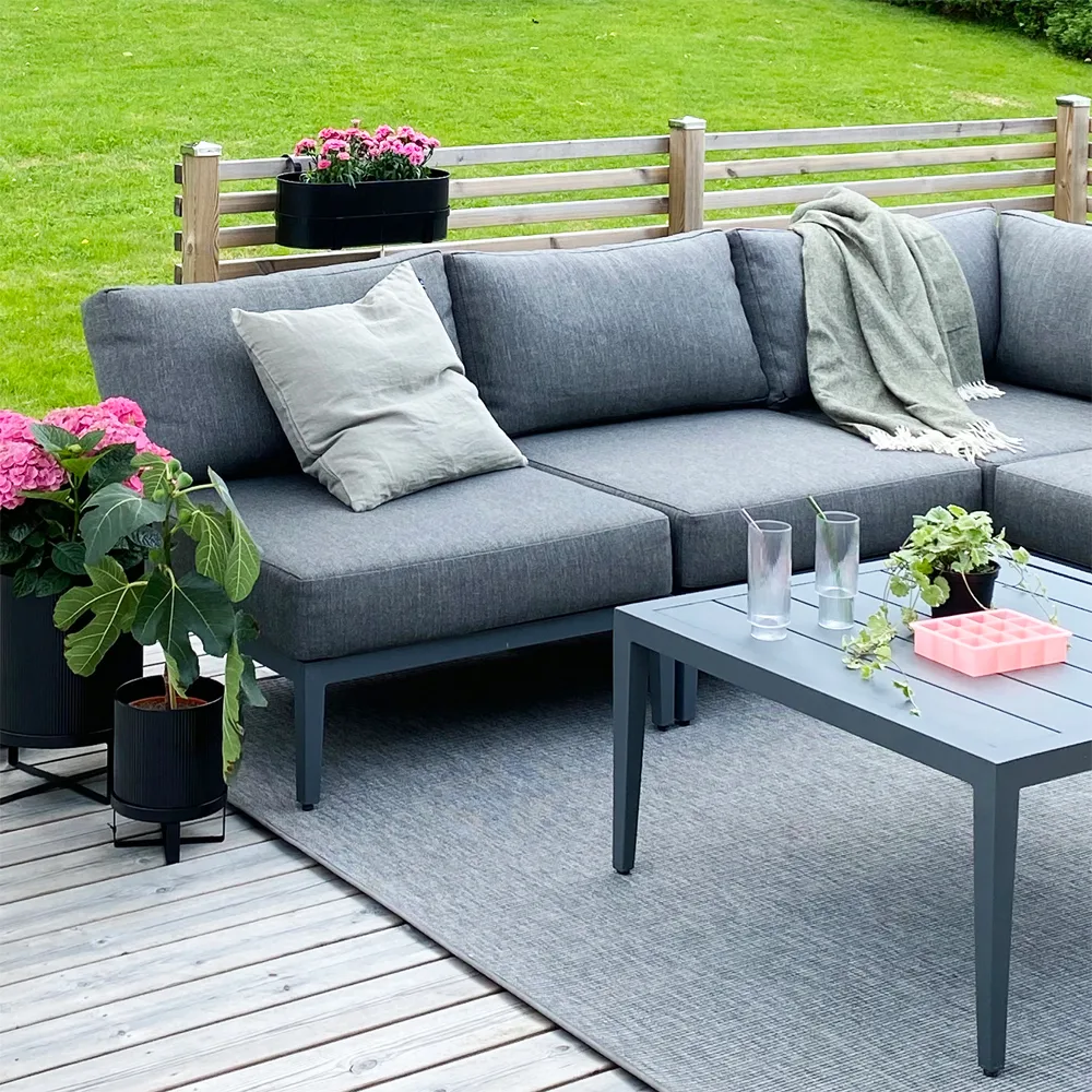 Santander footstool, Grey 1898