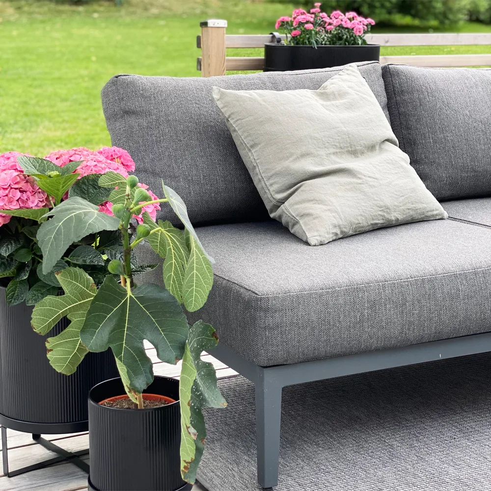 Santander footstool, Grey 1898