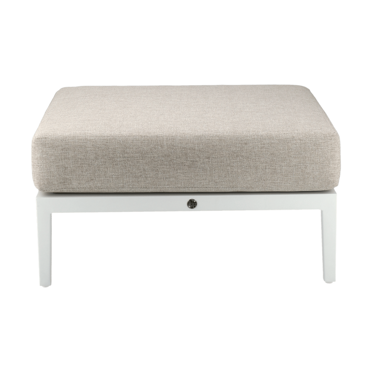1898 Santander footstool White-beige | Scandinavian Design | White
