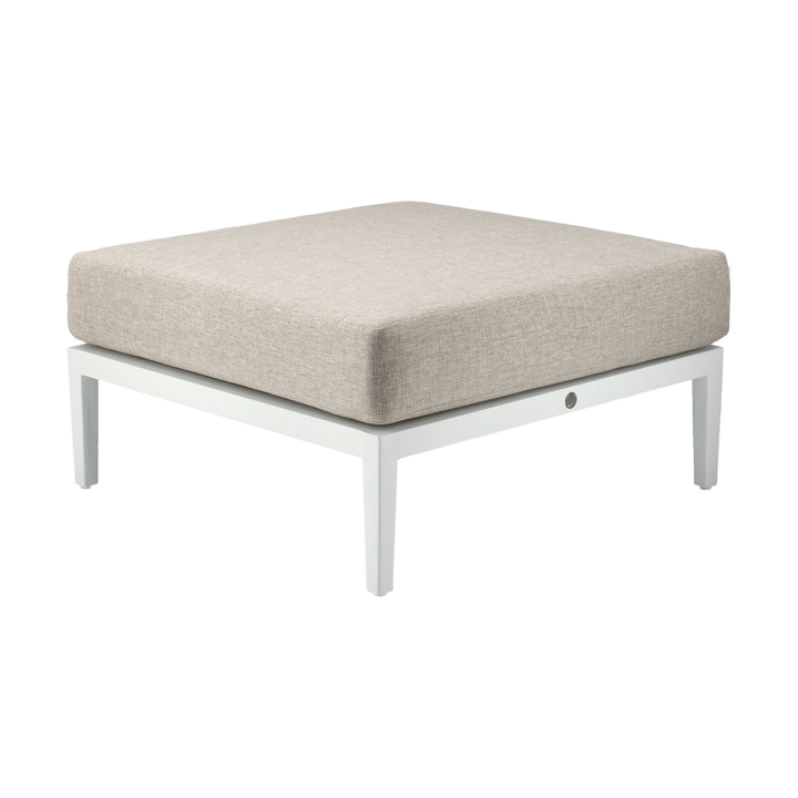 Santander footstool, White-beige 1898