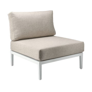 Santander modul sofa center module - White-beige - 1898