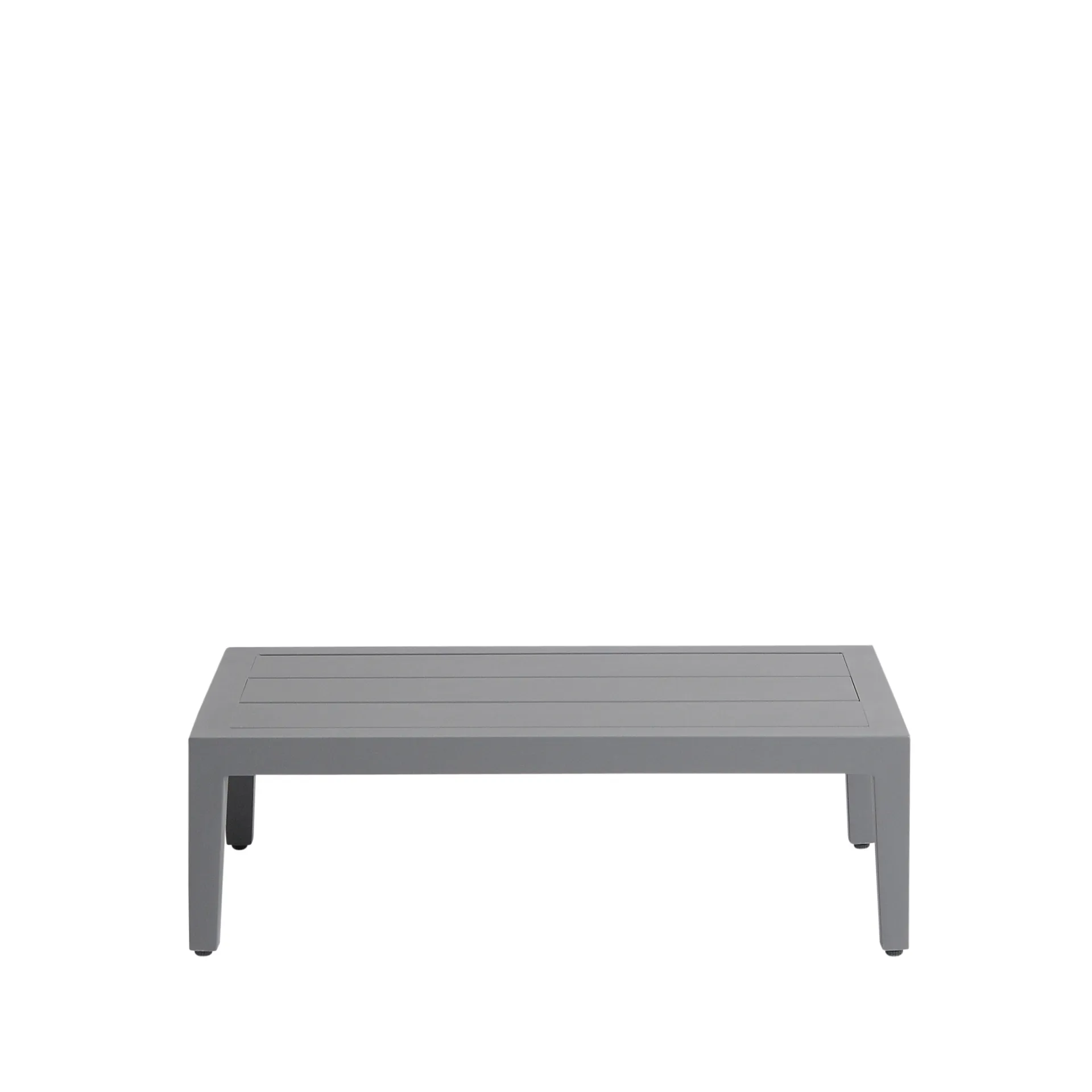 Santander side table 75x43x24 cm, Grey aluminum 1898