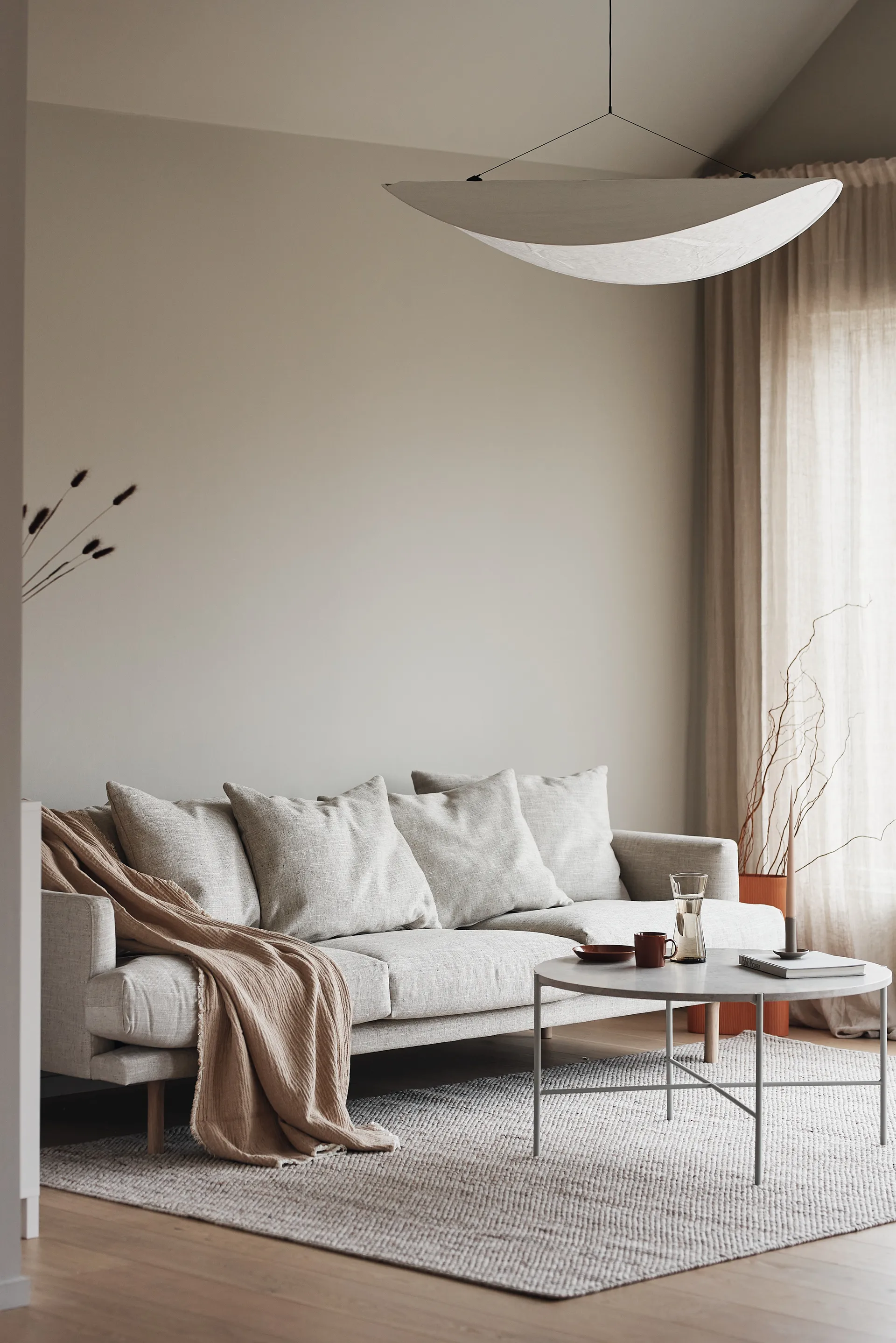 Sjövik 3.5 seat sofa, Bern 0341 Beige-white oiled oak 1898