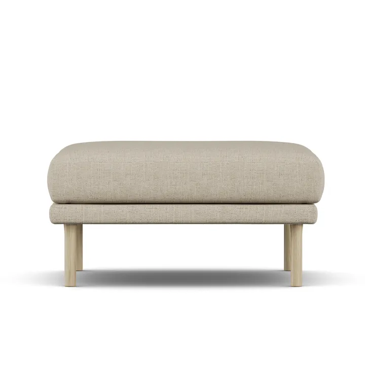 Sjövik footstool - Bern Beige 0341-white-oiled oak - 1898