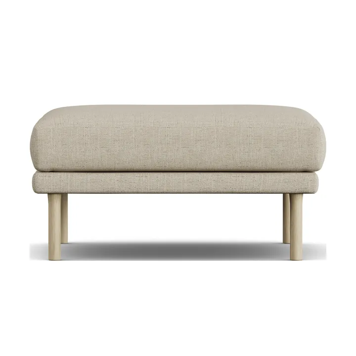 Sjövik footstool - Bern Beige 0341-white-oiled oak - 1898