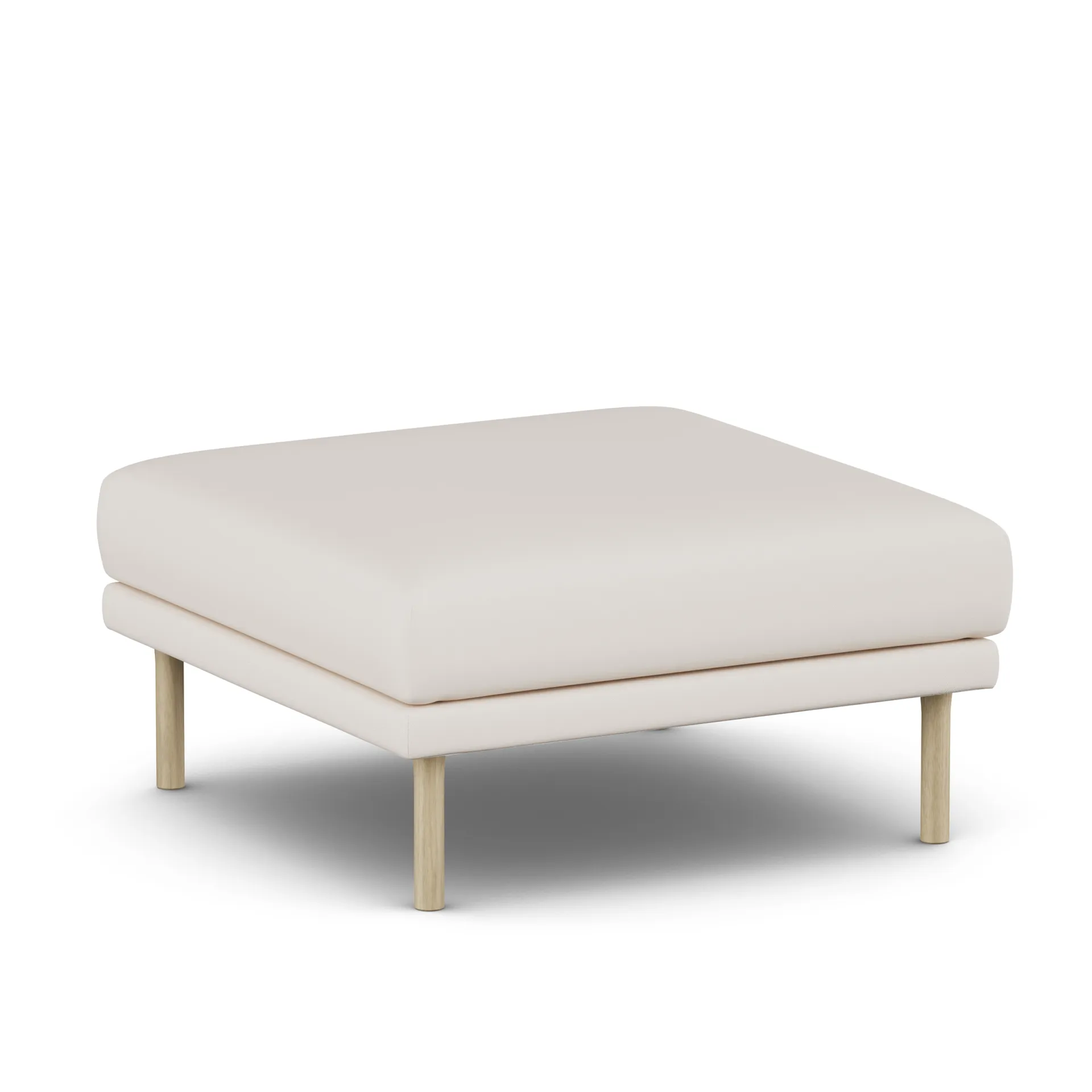 Sjövik footstool, Caleido Beige 9600-white-oiled oak 1898