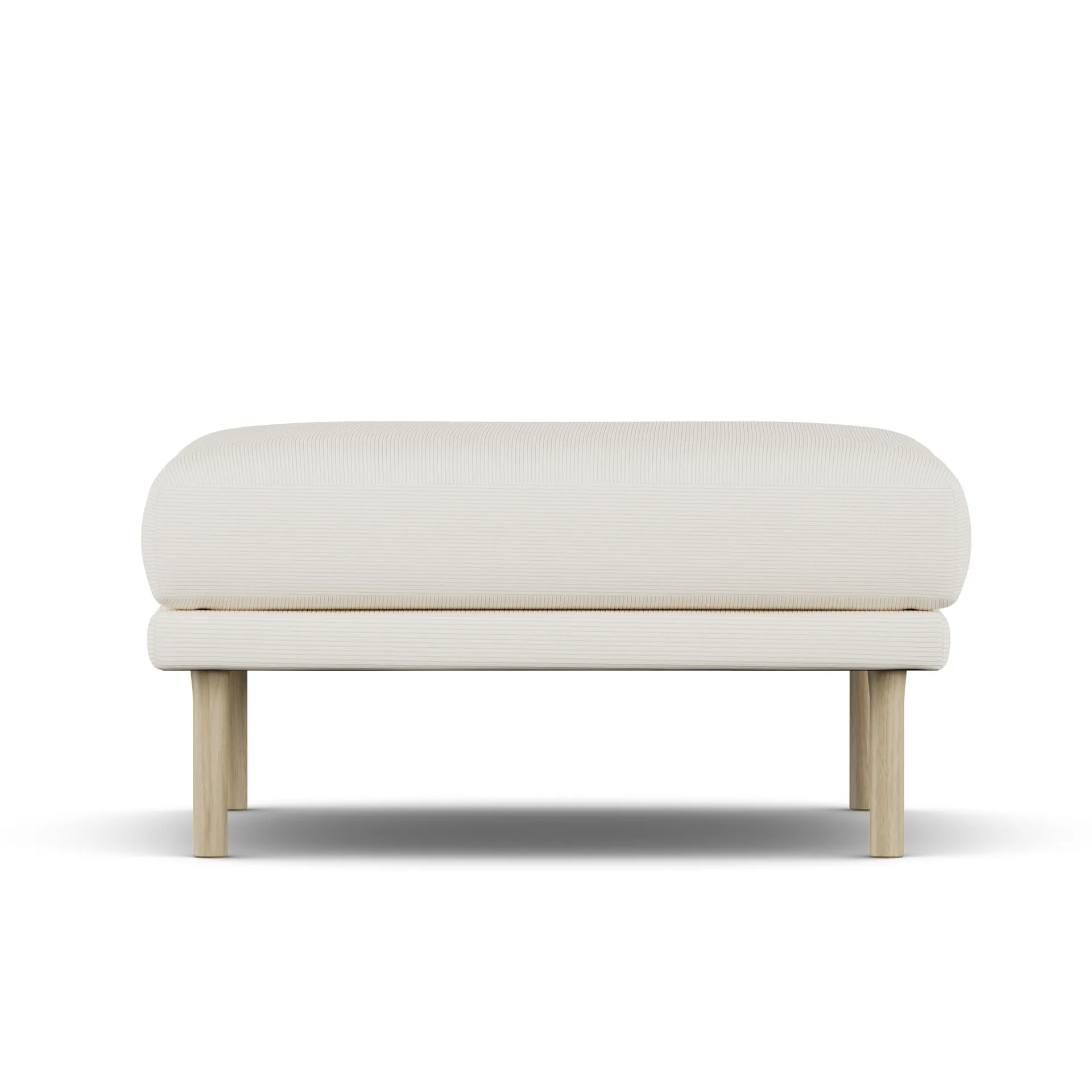 Sjövik footstool, Jump Off White 1954-white-oiled oak 1898