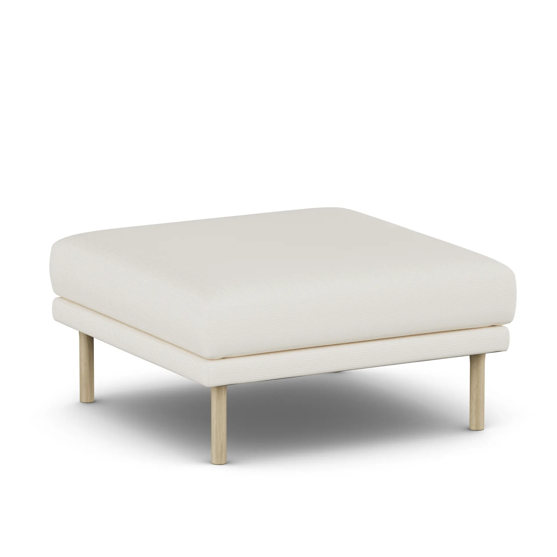 Sjövik footstool, Jump Off White 1954-white-oiled oak 1898