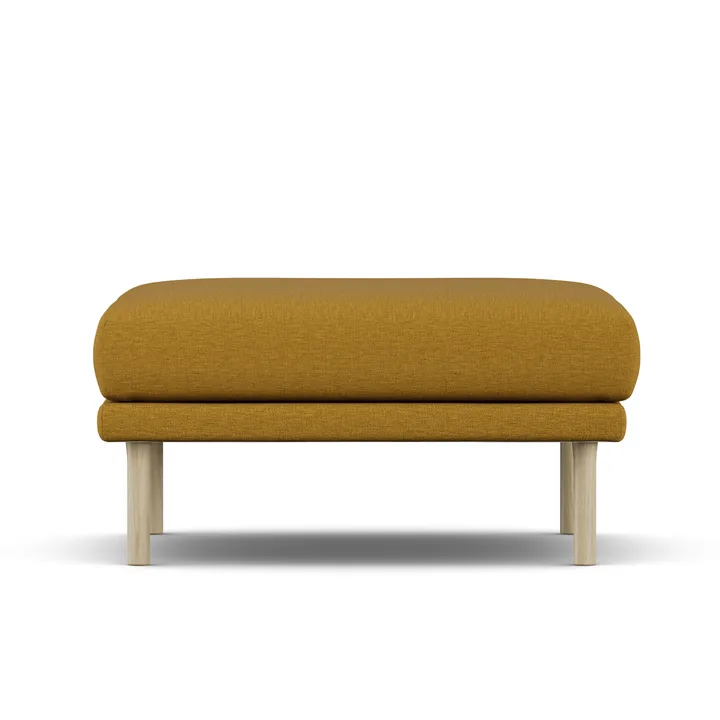 Sjövik footstool - Luiza mustard 3972-oiled oak - 1898