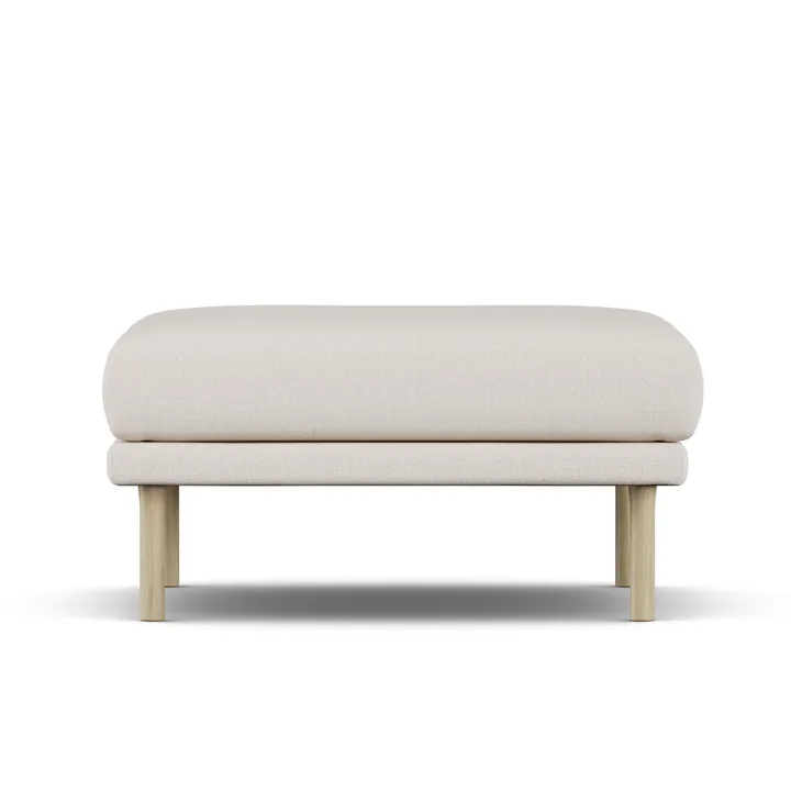 Sjövik footstool - Same Off White 6671-white-oiled oak - 1898