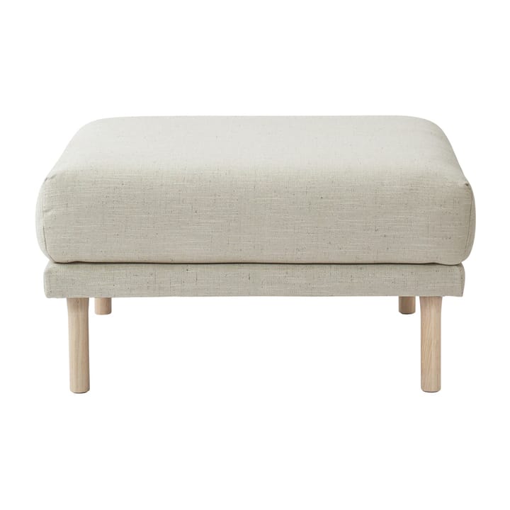 Sjövik footstool - Tyg Bern 0341, white-oiled legs - 1898