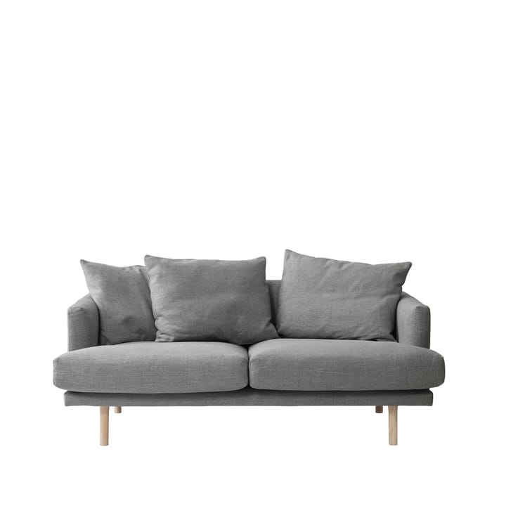 Sjövik sofa 2.5-seat - Bern 0349 dark grey. White oiled oak legs - 1898
