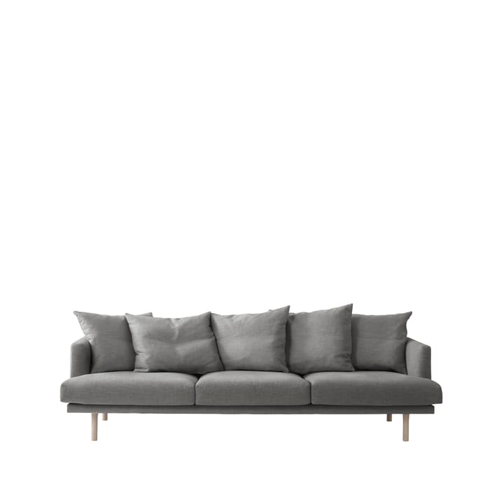 Sjövik sofa 3.5-seat - Bern 0349 dark grey-White oiled oak legs - 1898