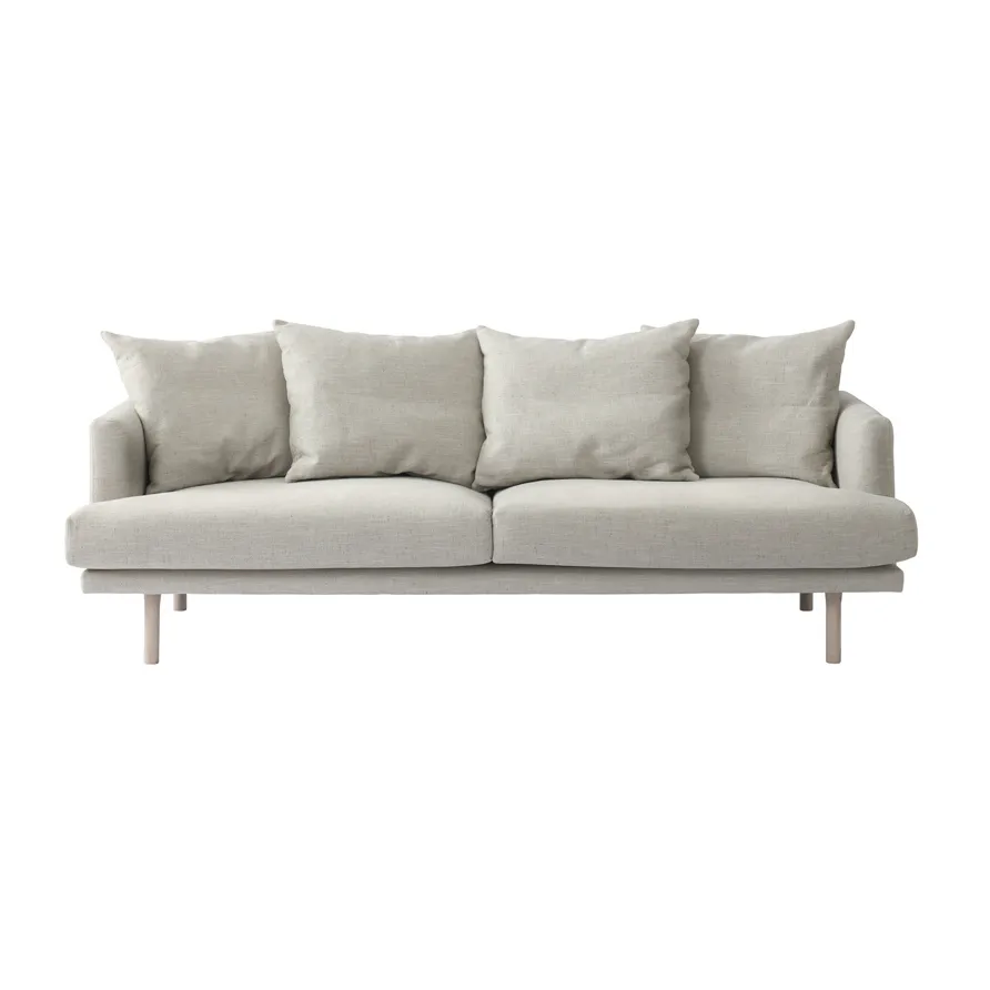 Sjövik sofa, Bern Beige 0341-oiled oak, 3-seater 1898