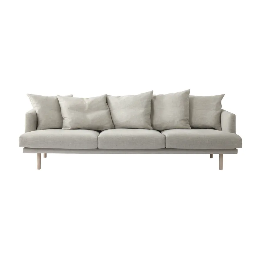 Sjövik sofa, Bern Beige 0341-oiled oak, 3.5-seater 1898