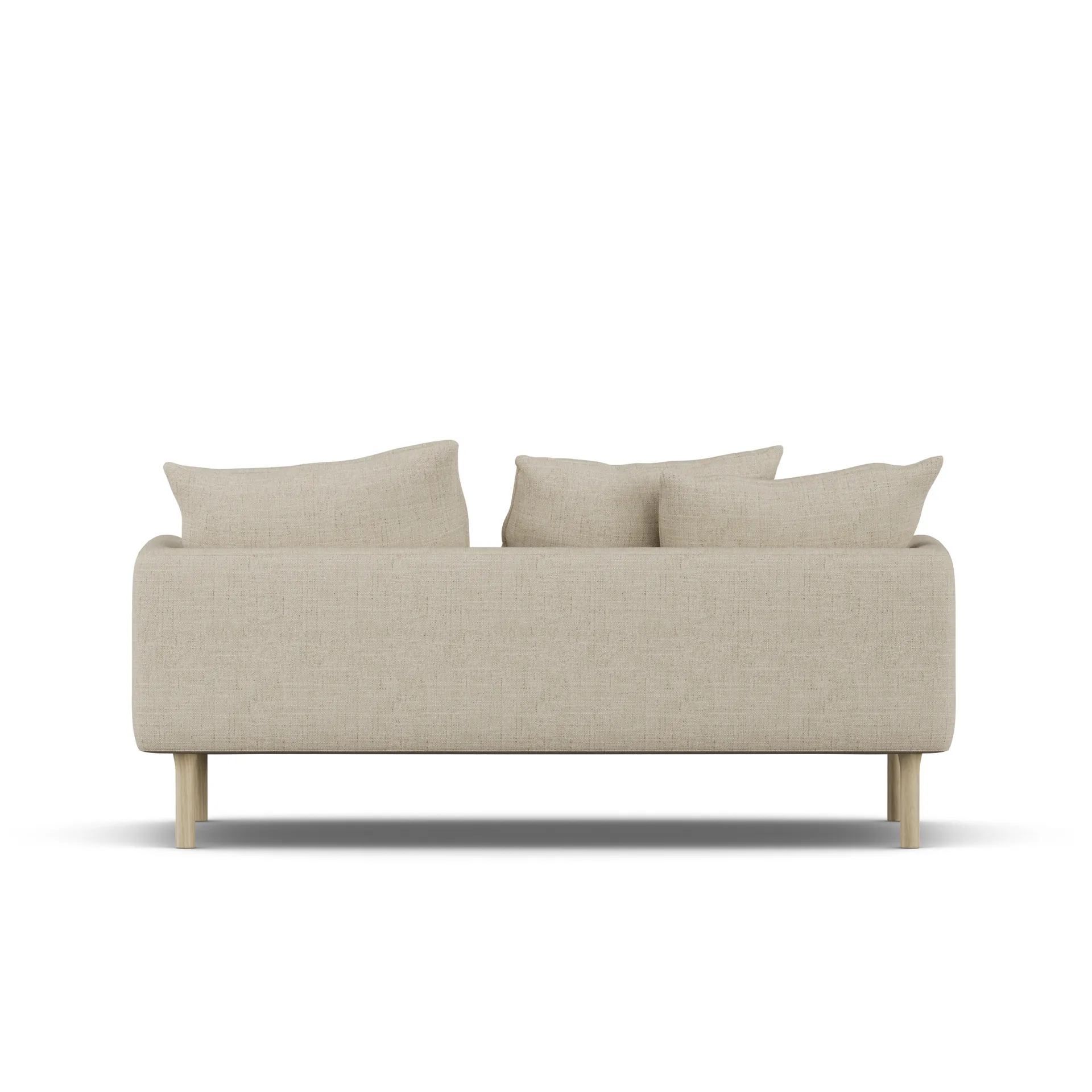 Sjövik sofa, Bern Beige 0341-white-oiled oak, 2,5-seater 1898