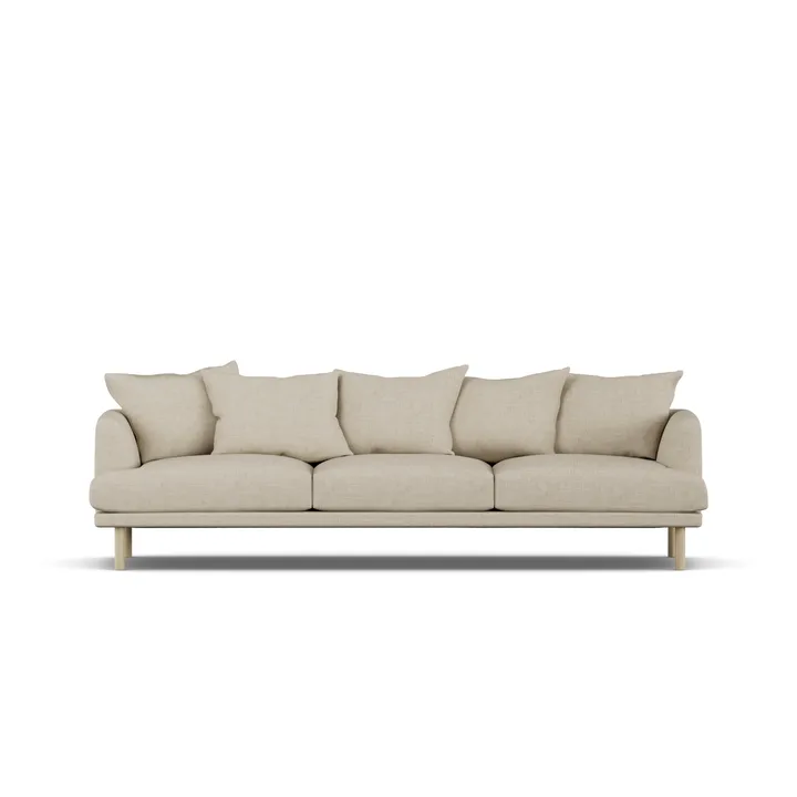 Sjövik sofa - Bern Beige 0341-white-oiled oak, 3,5-seater - 1898