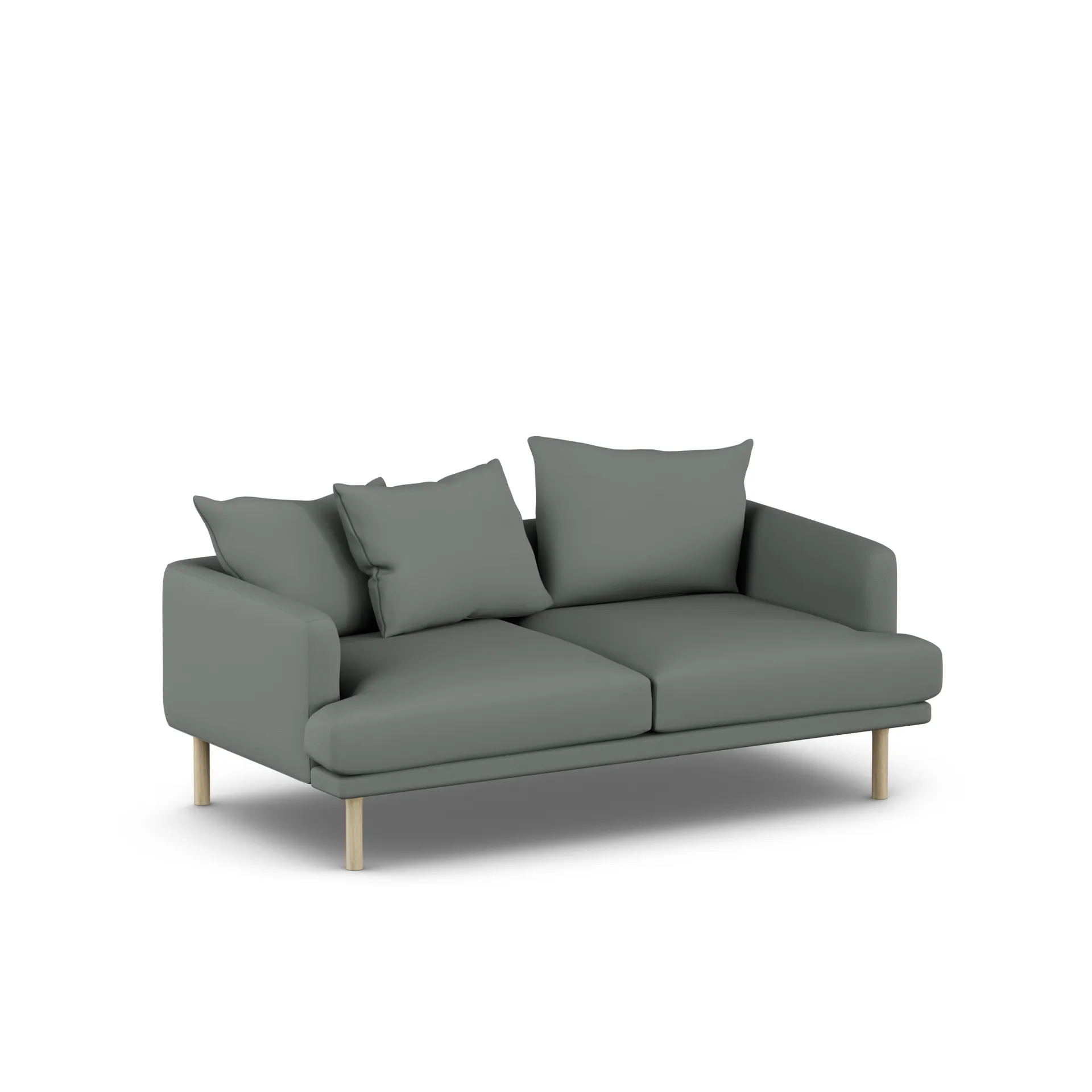 Sjövik sofa, Caleido Grey 1240-white-oiled oak, 2,5-seater 1898