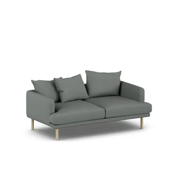 Sjövik sofa - Caleido Grey 1240-white-oiled oak, 2,5-seater - 1898