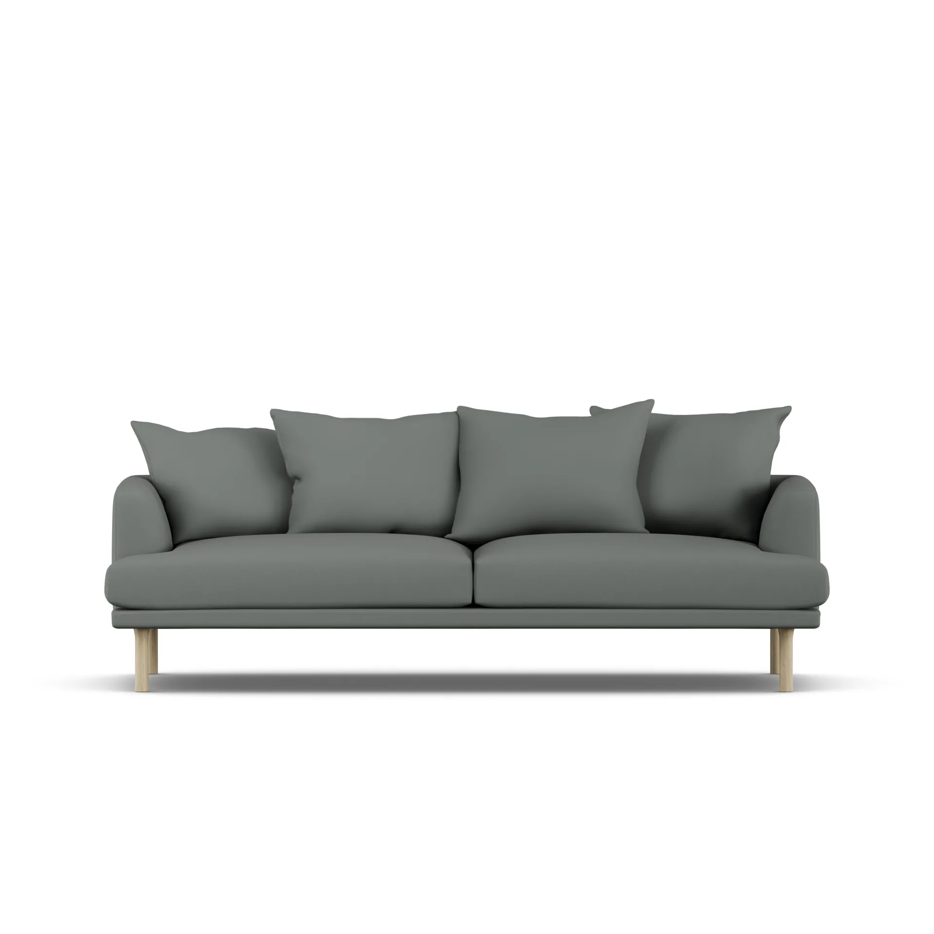 Sjövik sofa, Caleido Grey 1240-white-oiled oak, 3-seater 1898