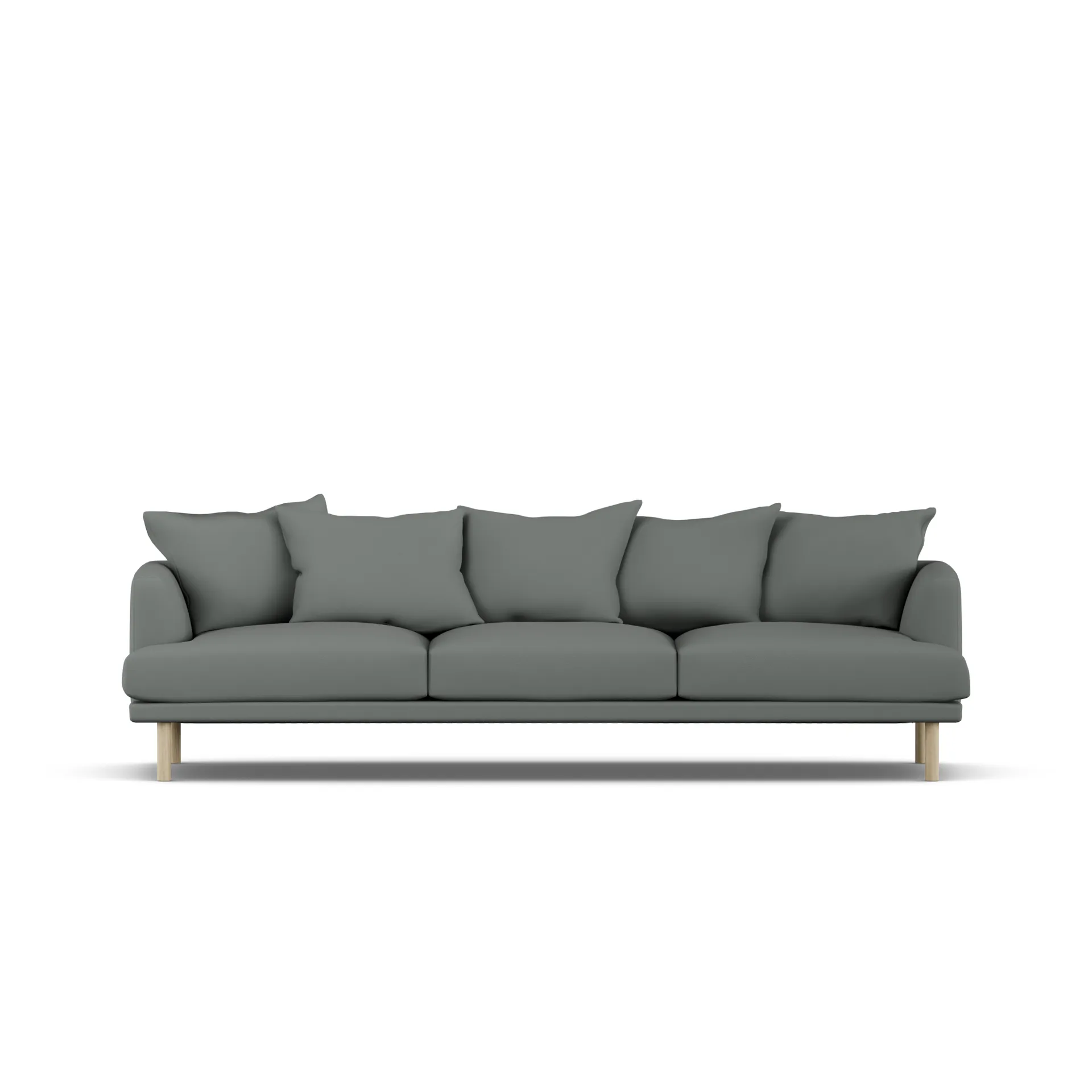 Sjövik sofa, Caleido Grey 1240-white-oiled oak, 3,5-seater 1898