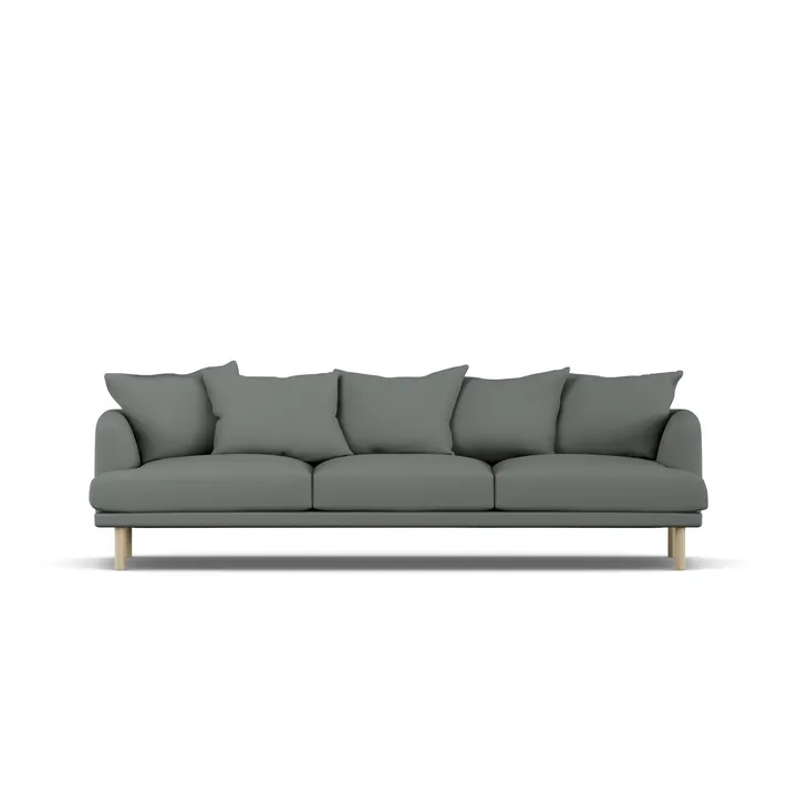 Sjövik sofa - Caleido Grey 1240-white-oiled oak, 3,5-seater - 1898