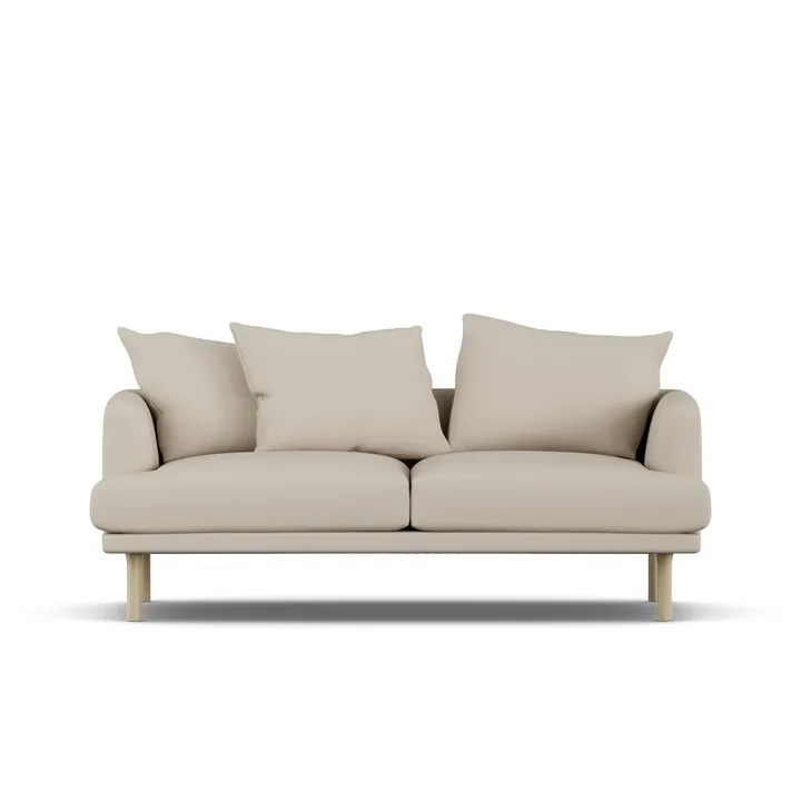 Sjövik sofa - Jump Beige 1956-white-oiled oak, 2,5-seater - 1898
