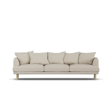 Sjövik sofa - Jump Beige 1956-white-oiled oak, 3,5-seater - 1898