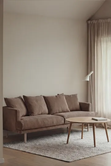 Sjövik sofa - Jump Brown 1955-white-oiled oak, 3-seater - 1898