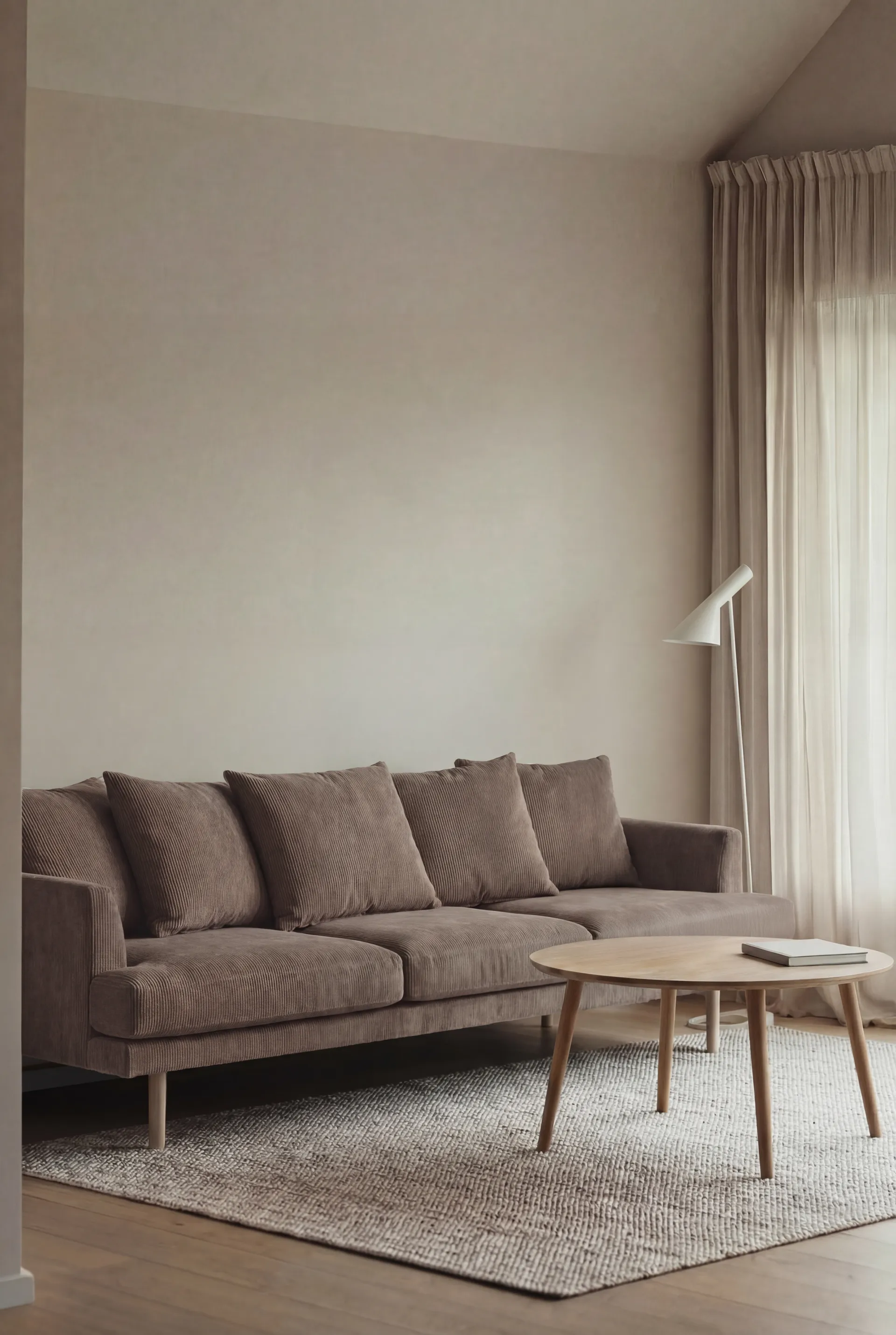 Sjövik sofa, Jump Brown 1955-white-oiled oak, 3,5-seater 1898