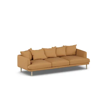 Sjövik sofa - Jump Honey 1959-white-oiled oak, 3,5-seater - 1898