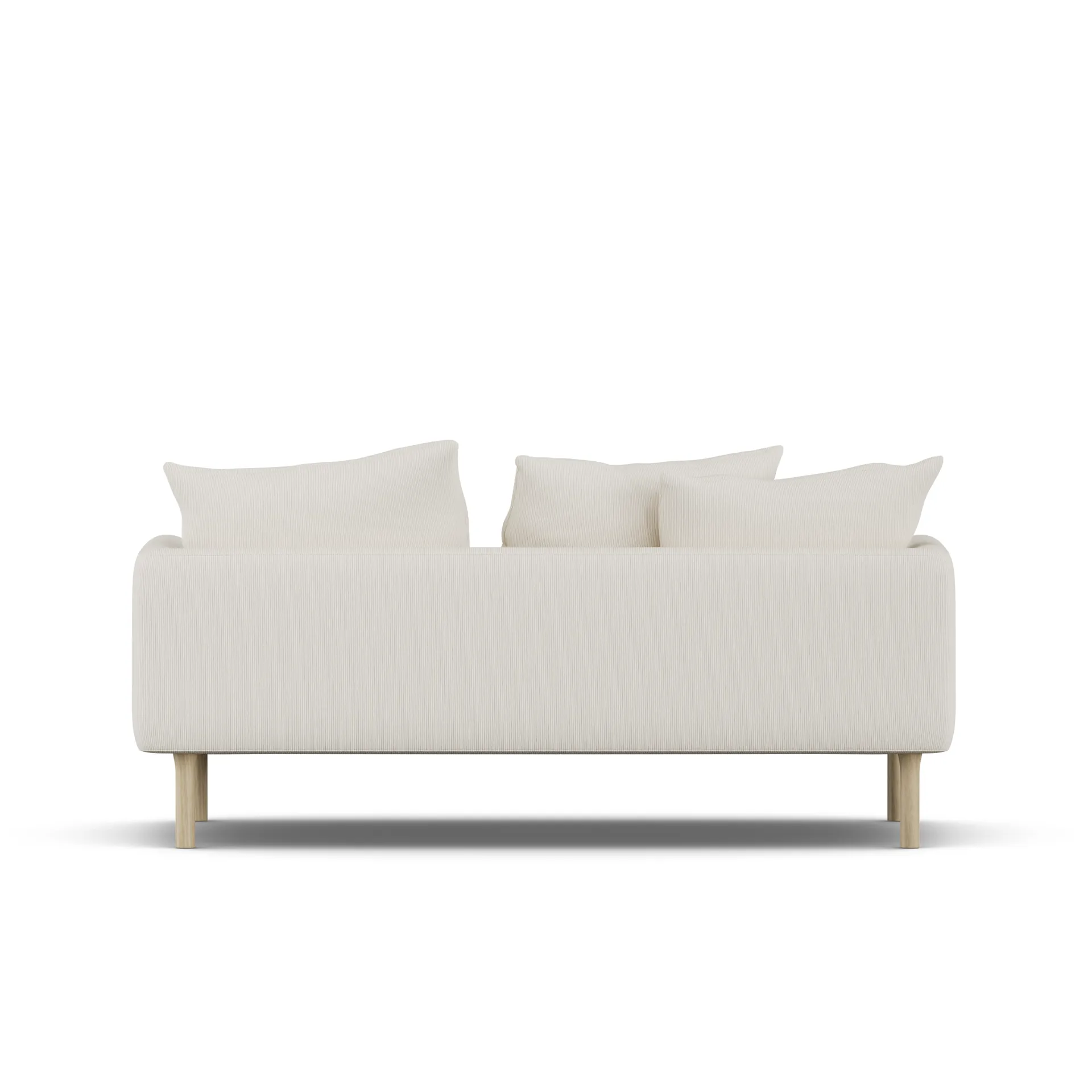 Sjövik sofa, Jump Off White 1954-white-oiled oak, 2,5-seater 1898