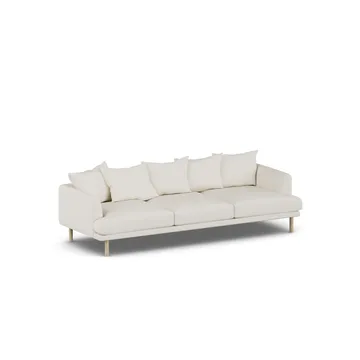 Sjövik sofa - Jump Off White 1954-white-oiled oak, 3,5-seater - 1898
