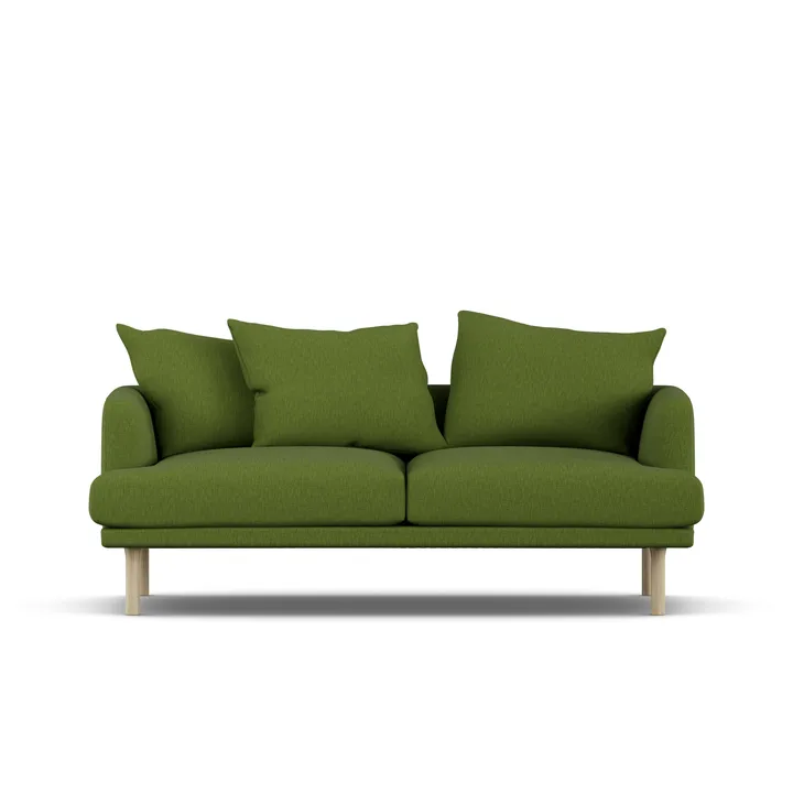 Sjövik sofa - Luiza Green 3975-white-oiled oak, 2,5-seater - 1898