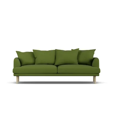 Sjövik sofa - Luiza Green 3975-white-oiled oak, 3-seater - 1898