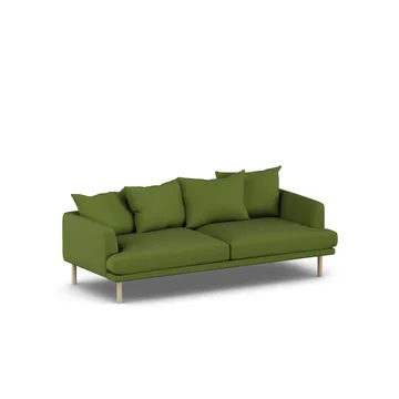 Sjövik sofa - Luiza Green 3975-white-oiled oak, 3-seater - 1898