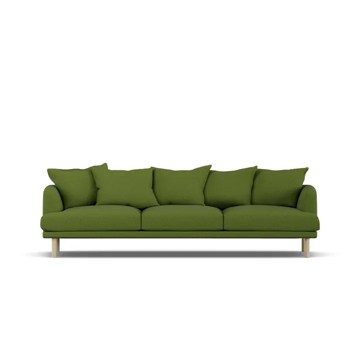 Sjövik sofa - Luiza Green 3975-white-oiled oak, 3,5-seater - 1898