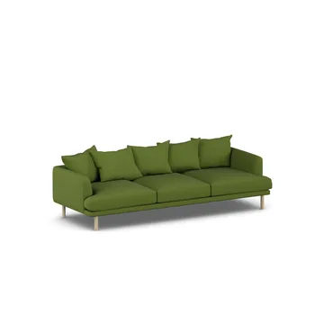 Sjövik sofa - Luiza Green 3975-white-oiled oak, 3,5-seater - 1898