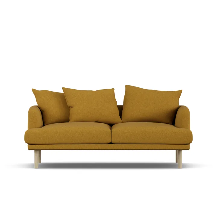 Sjövik sofa - Luiza Mustard 3972-white-oiled oak, 2,5-seater - 1898